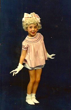 Me as "Miss Piggy" I must have only been around 4. I loved the stage  from an early age. 